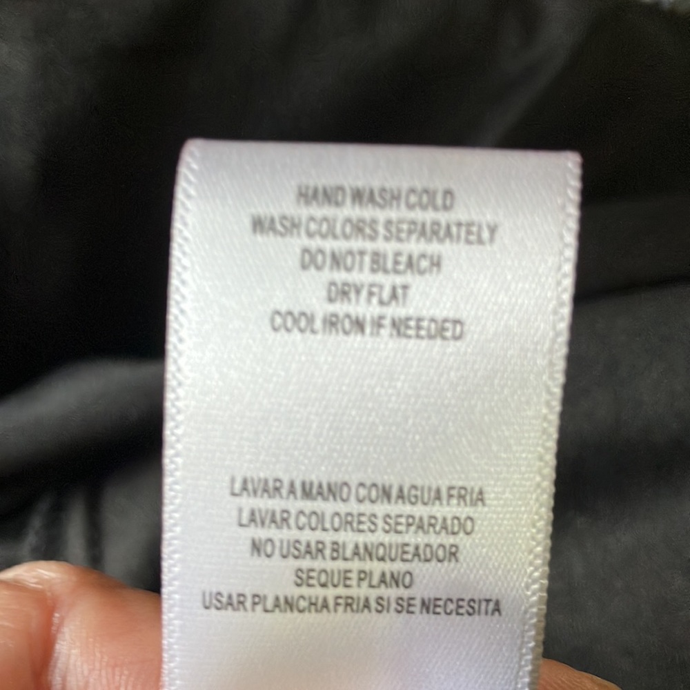 NWT M BLACK & WHITE LINED DANNY & NICOLE DRESS - Picture 14 of 14